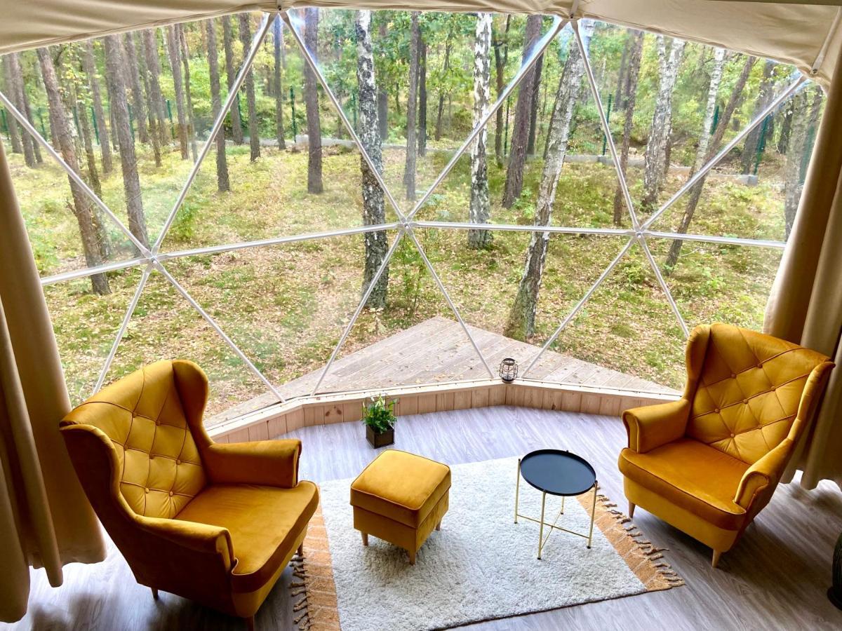 Planeta Glamping Hotel Zalesie Gorne Eksteriør billede